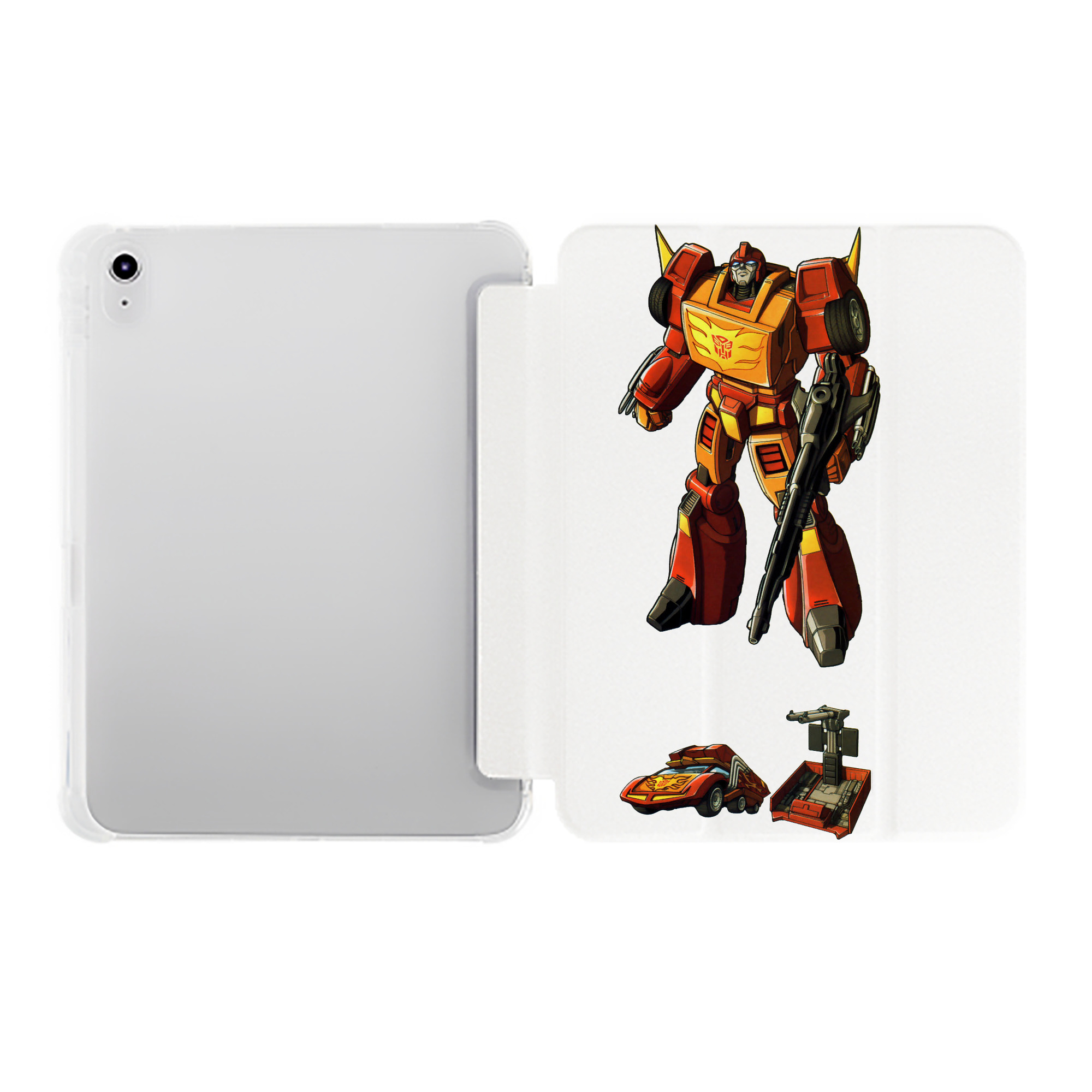 （画像用）  IPad ケース ペン収納付き 三つ折りスタンド PUレザー×シリコン 対応機種9.5/10.5/10.9インチ